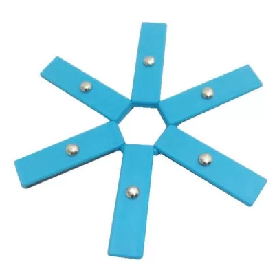 Apex Folding hot mat 2pcs set blue