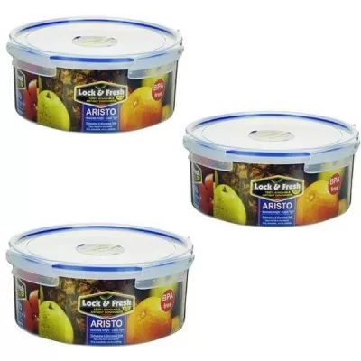 Aristo Lock And Fresh 1010 Airtight Container 2350ml set of 3