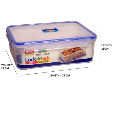 Aristo Lock And Fresh 401 Airtight Container 4600ml Set Of 3