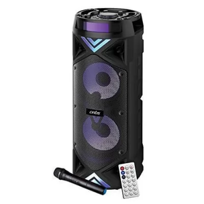 Artis MS304 Wireless Bluetooth Super Bass Portable Party Speaker With RGB Lights Wireless Mic Remote Control
