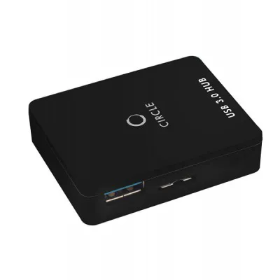 Circle Rootz USB 3.0 Without Power Adapter 4 Port Hub 3.3 Black