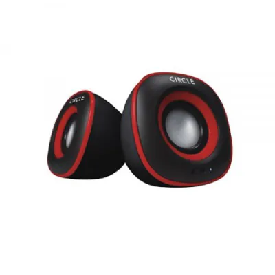 Circle Soul USB 2.0 Power Speaker Black And Red