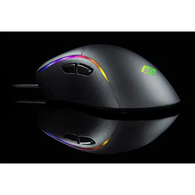 Cosmic Byte Equinox Alpha 5000DPI 7 Button Gaming Mouse Pixart PMW3325 Sensor Spectra RGB With Software Black