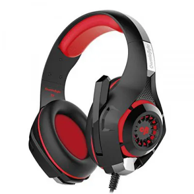 Cosmic Byte GS410 Headphones With Mic And For PS5 PS4 Xbox One Laptop PC iPhone And Android Phones Black And Red