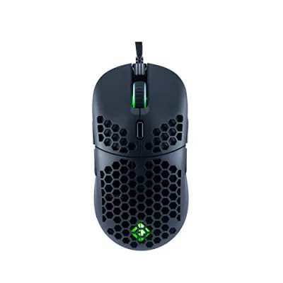 Cosmic Byte Kilonova 3325IC RGB Wired Gaming Mouse with Pixart 3325 Sensor Replaceable Top Cover and Side Buttons Black