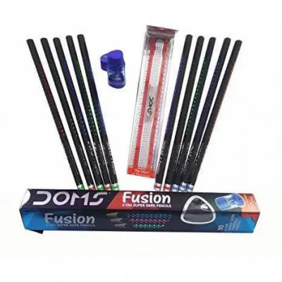 DOMS Fusion XTRA Super Dark Pencils Pack of 5