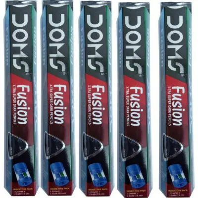 DOMS Fusion XTRA Super Dark Pencils Pack of 5
