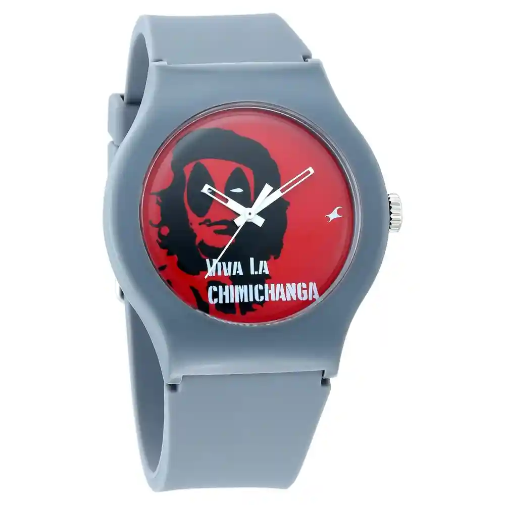 Deadpool By Fastrack Black And Red Dial Analog Unisex Watch 9915PP77