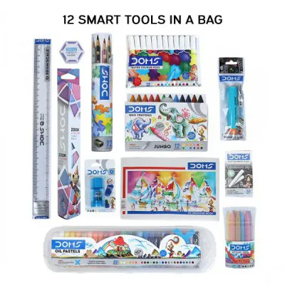 Doms Smart Kit with Transparent Zipper Bag