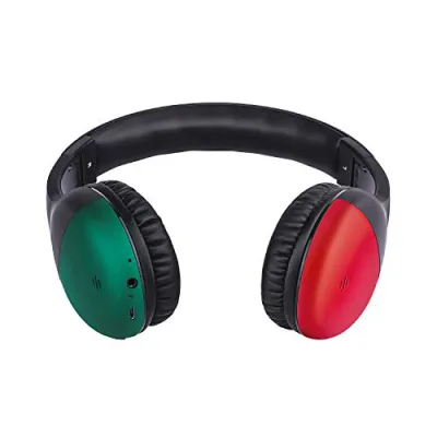 FINGERS Sugar-n-Spice Pro Wireless Bluetooth On Ear Headset with Mic Ruby Red - Emerald Green
