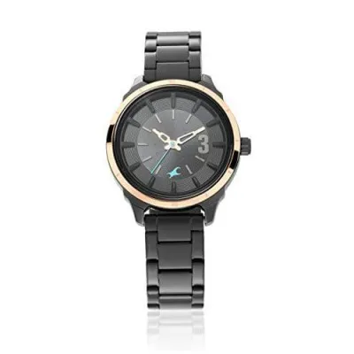Fastrack All Nighters Analog Black Dial Womens Watch 6187KM01