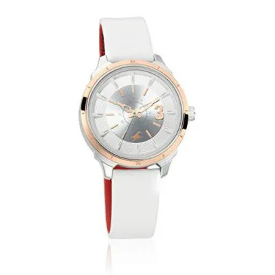 Fastrack All Nighters Analog White Dial Womens Watch 6187KL01