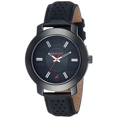 Fastrack Analog Black Dial Mens Watch 3120NL02