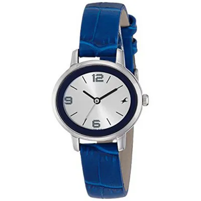 Fastrack Analog Silver Dial Womens Watch 6107SL01