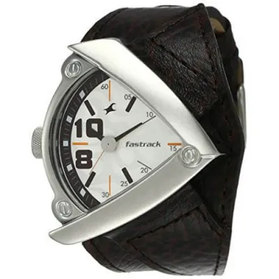 Fastrack Bikers Analog White Dial Mens Watch 3022SL01