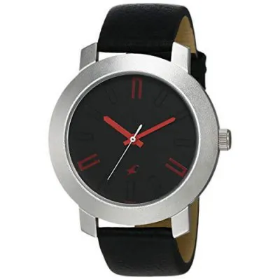Fastrack Casual Analog Black Dial Mens Watch 3120SL02
