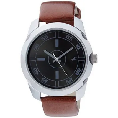 Fastrack Casual Analog Black Dial Mens Watch 3123SL03