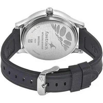 Fastrack Fundamentals Analog Silver Dial Mens Watch 38051SP01