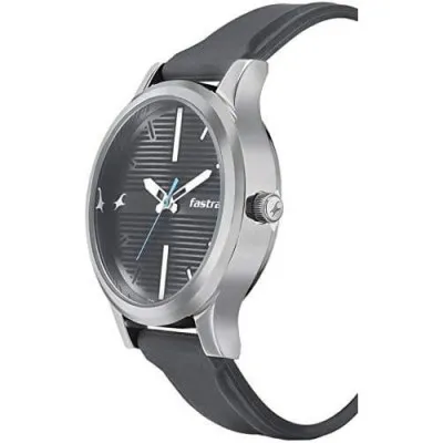Fastrack Fundamentals Analog Silver Dial Mens Watch 38051SP01
