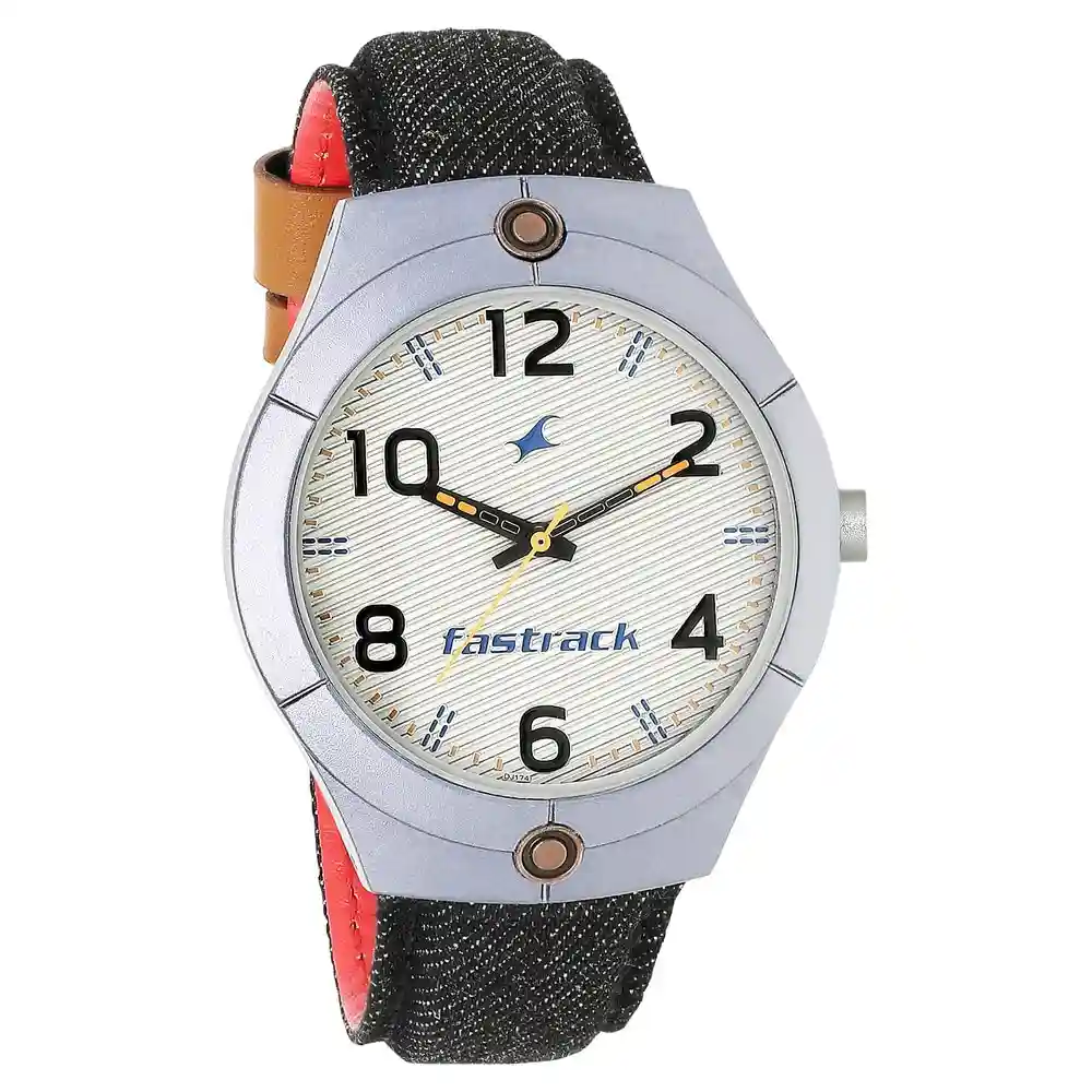 Buy FASTRACK Mens Denim Grey Dial Analogue Watch - 3189KL01 | Shoppers Stop