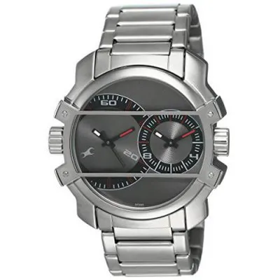 Fastrack Midnight Party Analog Grey Dial Mens Watch 3098SM01