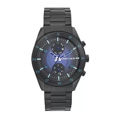 Fastrack Space Analog Purple Dial Mens Watch 3201NM01