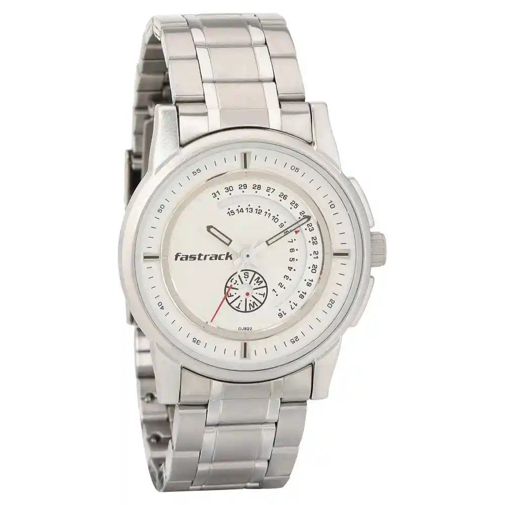 Fastrack The Curve Skating Arena Inspired Analog Watch 3215SM01
