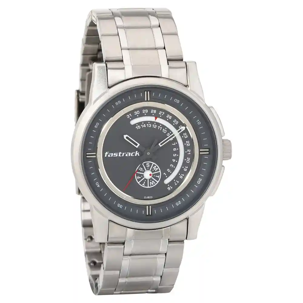 Fastrack The Curve Skating Arena Inspired Analog Watch 3215SM02