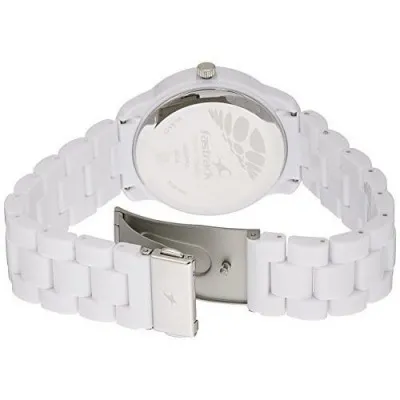 Fastrack Trendies Analog White Dial Womens Watch 68006PP02