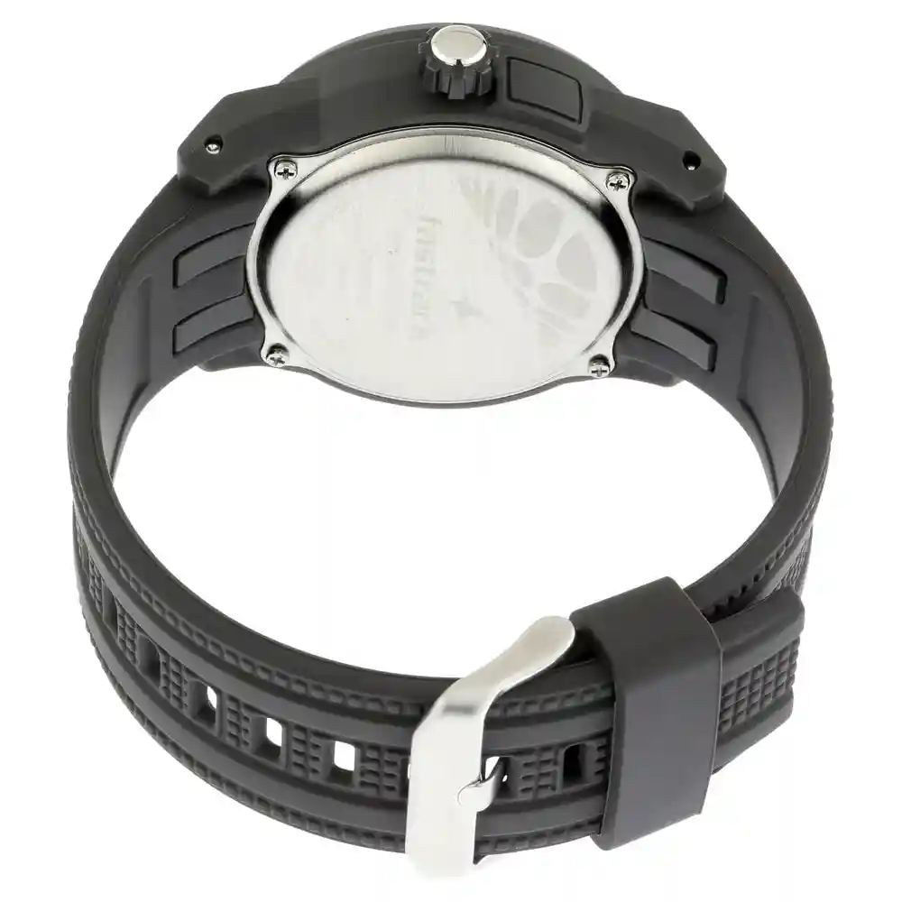 Fastrack Trendies Dark Grey Dial Silicone Strap Watch 38058PP02