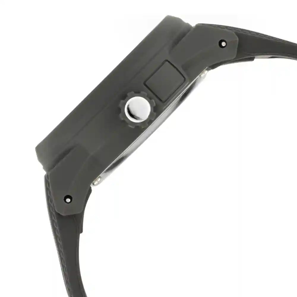 Fastrack Trendies Dark Grey Dial Silicone Strap Watch 38058PP02