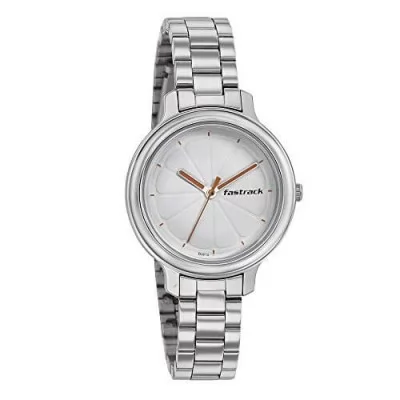 Fastrack Tropical Fruits Analog White Dial Womens Watch 6202SM02