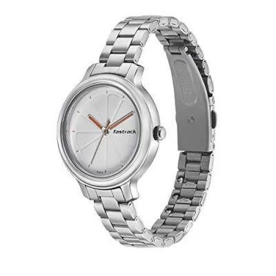 Fastrack Tropical Fruits Analog White Dial Womens Watch 6202SM02