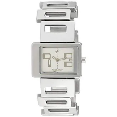 Fastrack Upgrade Party Analog White Dial Womens Watch 2404SM01