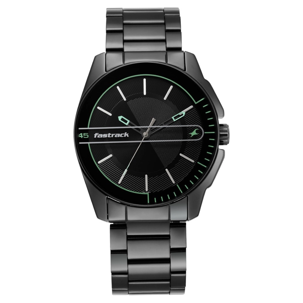 Buy Fastrack Wear Your Look With Black Dial Metal Watch 3089NM03