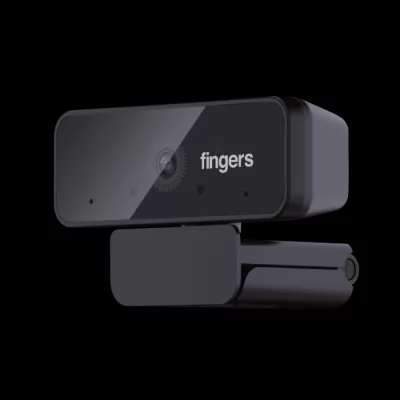 Fingers 1080 Hi-Res Webcam With 1080p Wide Angle Lens And Built-in Mic for PC Desktops and Laptops