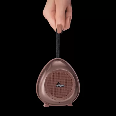 Fingers Brownie Compact Portable Speakers Choco Brown