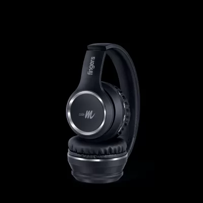 Fingers Code-M Tap-2-Beat Wireless Headset 250 mAh Lithium-ion battery Jet Black