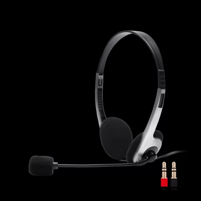 Fingers H527 Wired Headphone for Crystal Clear and Distortion Free Calls With Dual Pin Black And Dark Silver