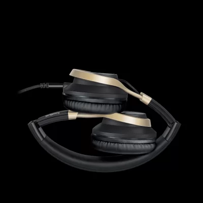Fingers Showstopper H5 Wired Headsets With Mic And Deep Bass Black And Soft Gold