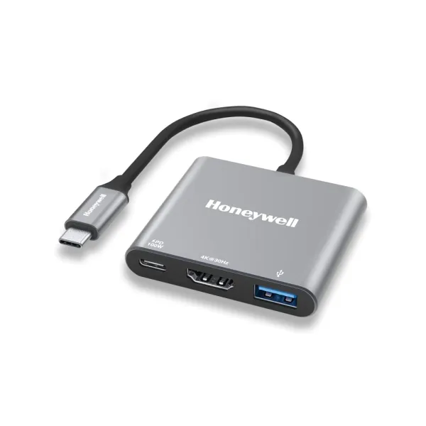 Buy Honeywell High-Speed 3-in-1 Type C to HDMI Adapter with PD Charging  HC000009 Silver Online at Low Prices in India at