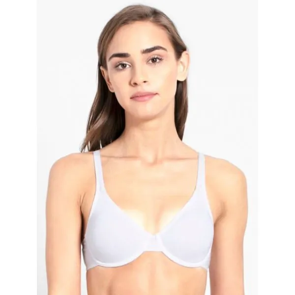 Buy Jockey 1714 Seamless Wired Nonpadded Bra With Adjustable Straps White  34B Online at Low Prices in India at