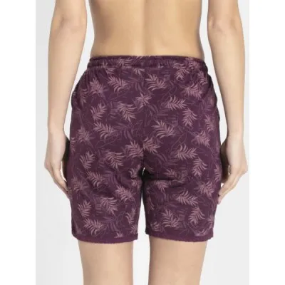 Jockey RX10 Shorts With Side Pocket And Drawstring Closure Purple Wine XXL