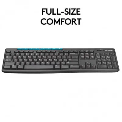 Logitech MK275 Wireless Keyboard and Mouse Combo Black