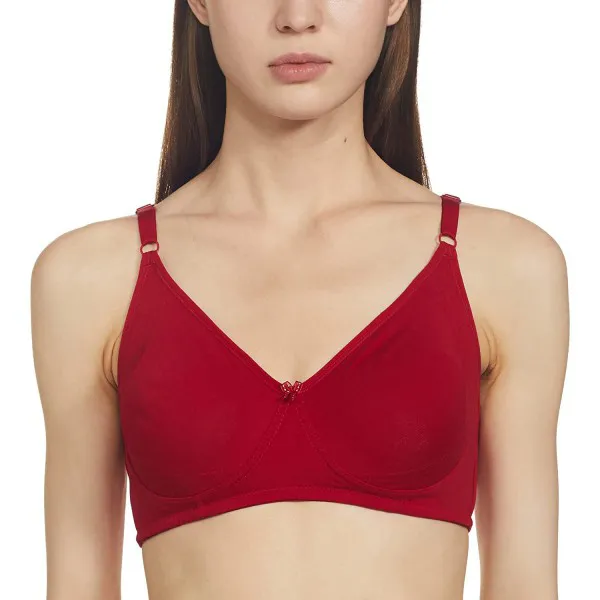 Buy Lux Lyra 513 Moulded Encircled Bra 32 Red Love Online at Low Prices in  India at