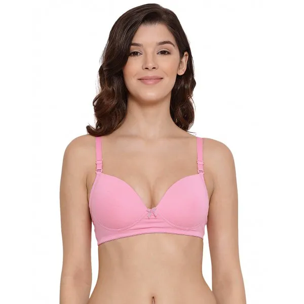 Buy Lux Lyra 523 Heavily Padded Non Wired Bra 38 Baby Pink Online at Low  Prices in India at