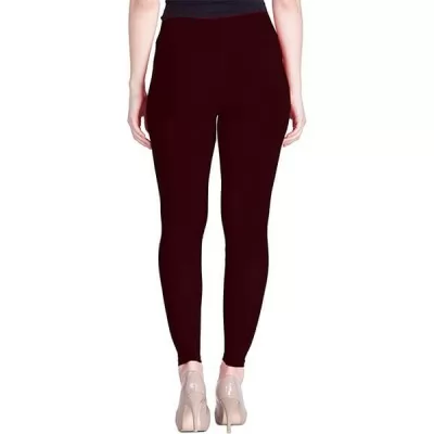 Lux Lyra Ankle Length Legging L01 Deep Maroon Free Size