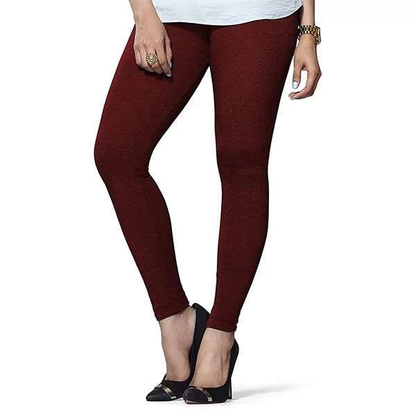 Buy Lux Lyra Ankle Length Legging L13 Maroon Free Size Online at Low Prices  in India at