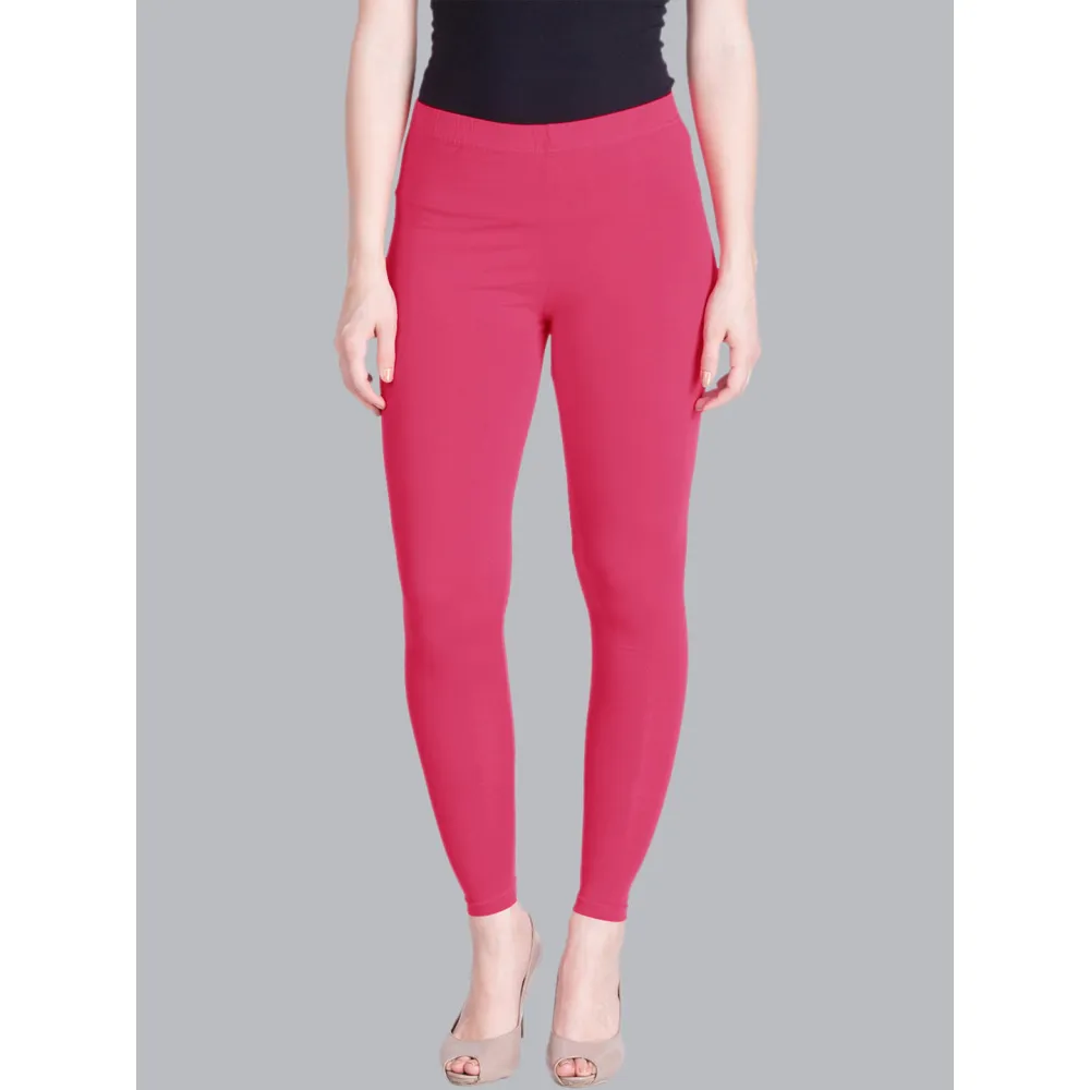 Buy Lux Lyra Ankle Length Legging L135 Pumpkin Free Size Online at