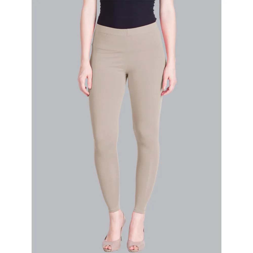 Buy Lux Lyra Ankle Length Legging L136 Clay Free Size Online at Low Prices  in India at